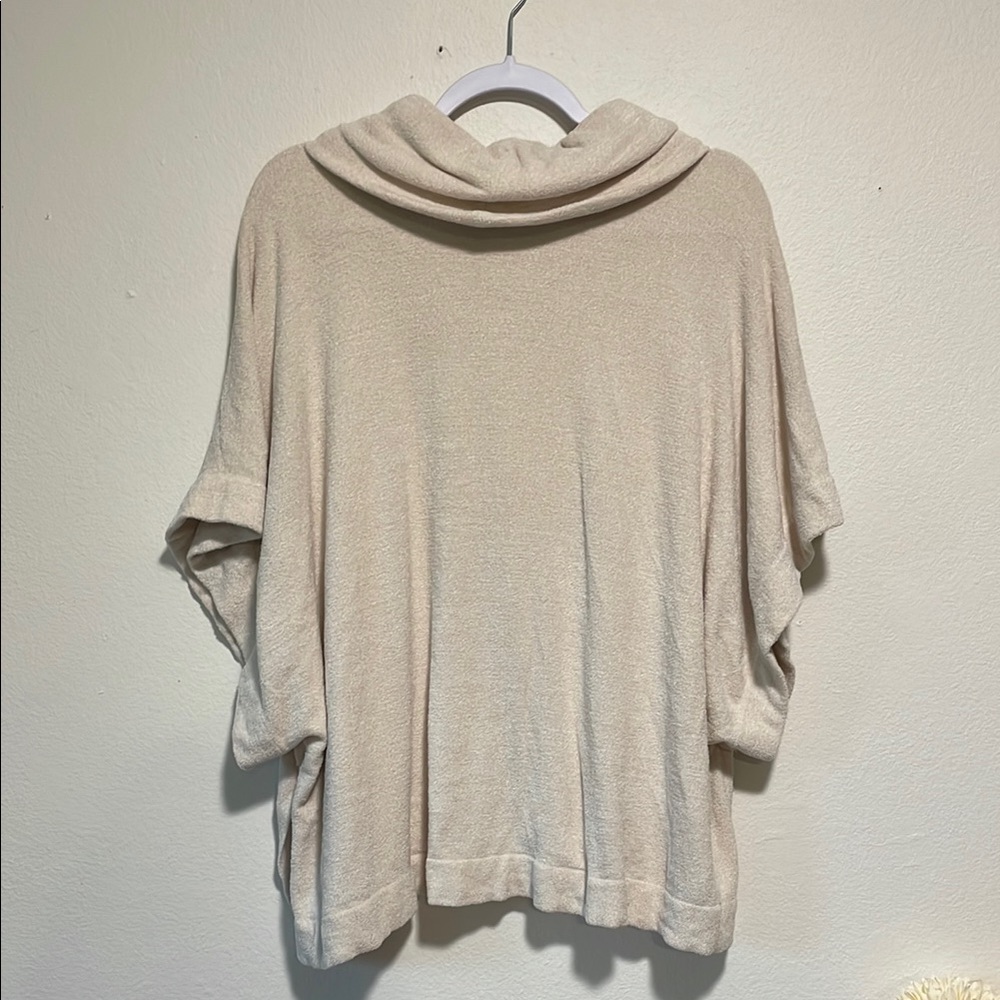 Barefoot Dreams Cream Cowl Neck Sweater - Picture 4 of 4